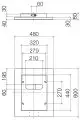 DORNBRACHT BIG RAIN Regenpaneel für Deckeneinbau bzw. -unterbau SERIENNEUTRAL 41400979 Edelstahl gebürstet, 41400979-86 Galeriebild 3